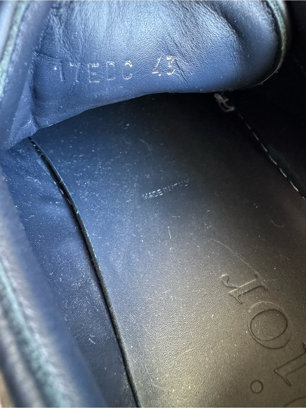 $3,000 Dior Alligator Crocodile Navy Blue Men’s Sneakers - Picture 7 of 7